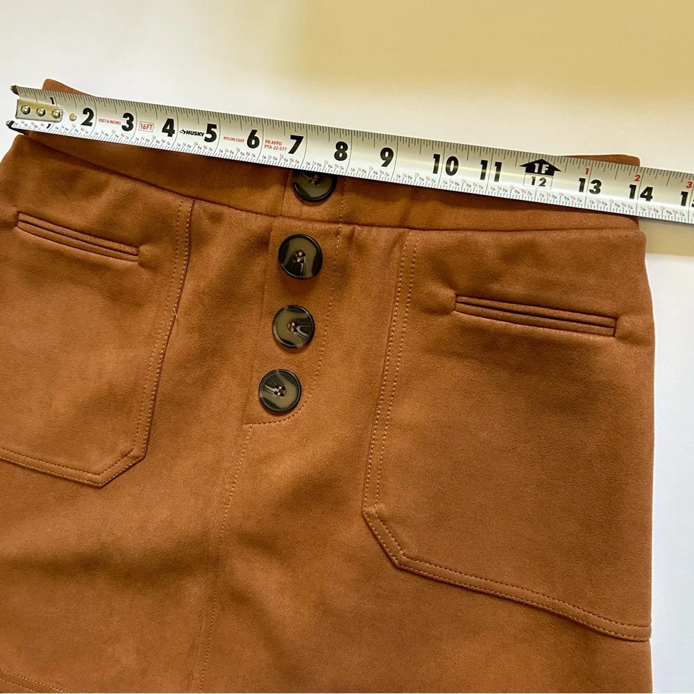 Blashe Faux Suede Mini Skirt Size Medium